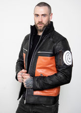 Men's Naruto Shippuden Uzumaki Leather Jacket